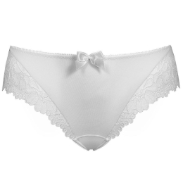 Elegant Womens Lace Panties Comfortable Cotton Bow